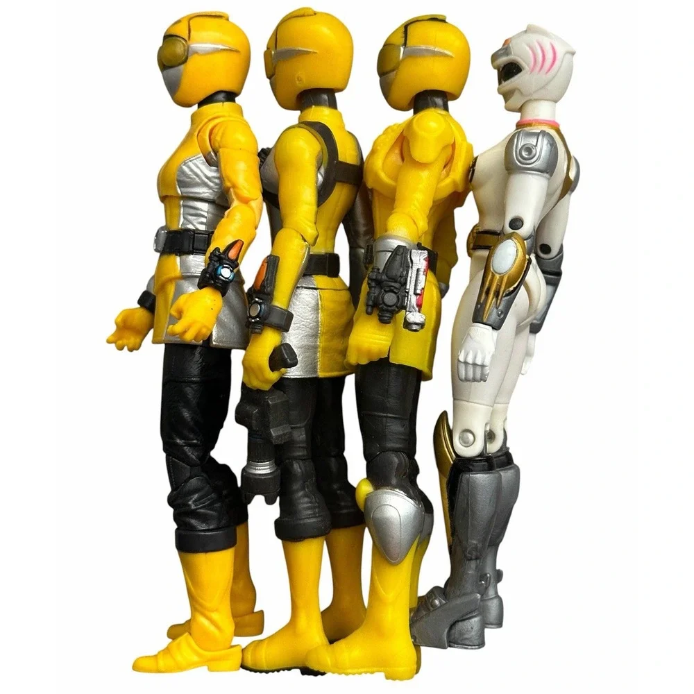 Power Rangers Beast Morphers Yellow Ranger Action Figure Mixed Lot